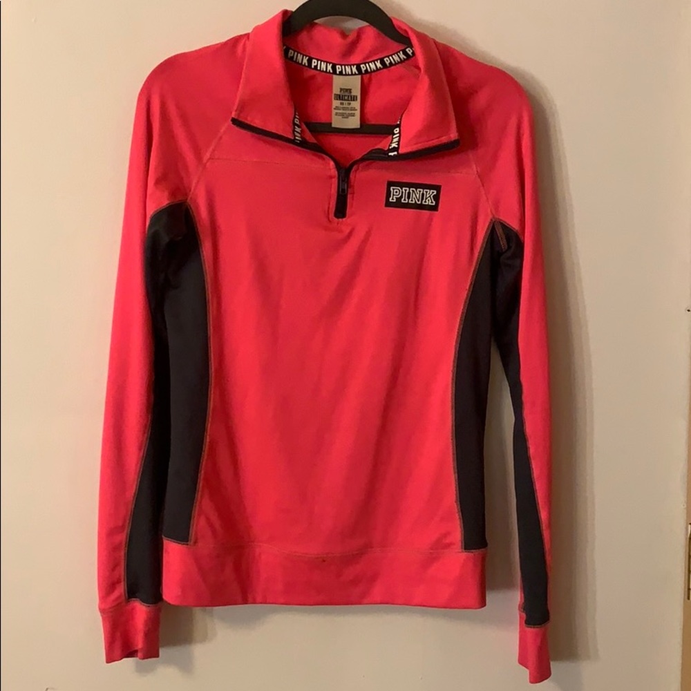 Victoria Secrets PINK half zip crewneck